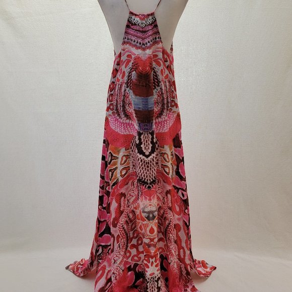 Shahida Parides Python Halter Maxi Dress - Picture 5 of 16